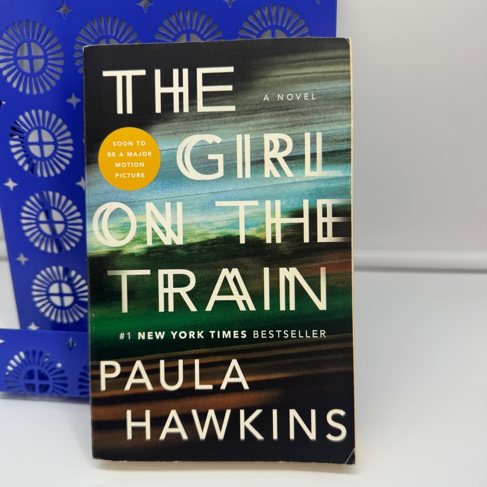 The Girl on the Train by Paula Hawkins Paperback Novel Bestseller Thriller